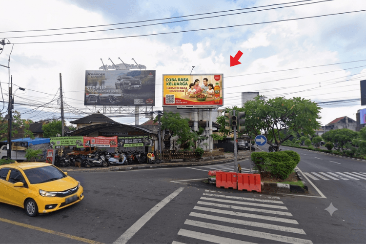1 Panel Horizontal Videotron Billboard at Jl. Sunset Road – Jl. Raya Kuta, Badung, Bali ((intersection Sunset Road))