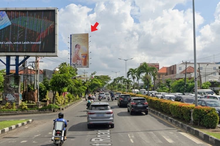 Vertical Static Billboard at Jl. Sunset Road - Nakula , Badung, Bali (near Burger King)