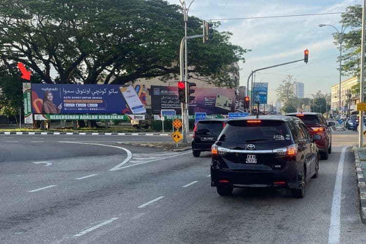 1 Panel Free Standing Billboard at Persimpangan Jalan Wakaf Mek Zainab / Jalan Kebun Sultan, Kota Bharu, Kelantan