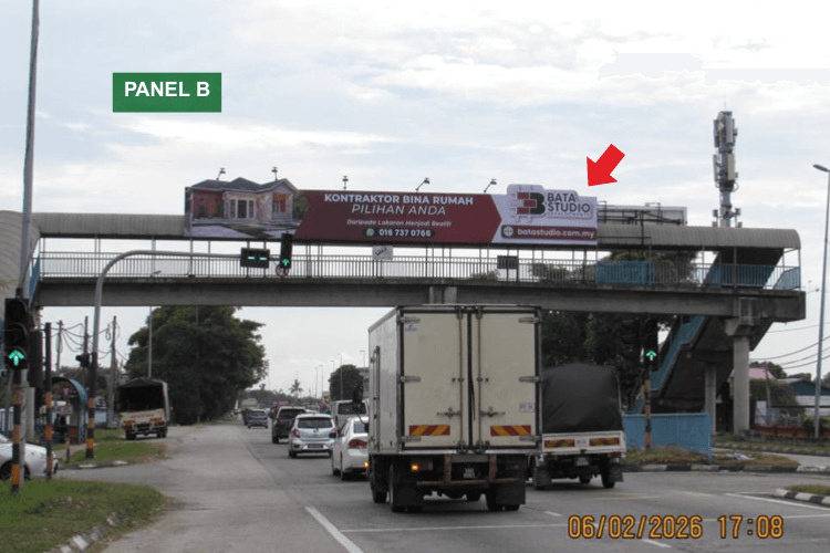 2 Sided Overhead Bridge Billboard at Jalan Klang Banting, Telok Panglima Garang, Selangor (near SMK Telok Panglima Garang)
