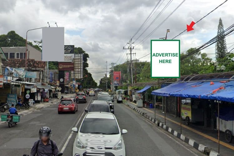 1 Panel Vertical Static Billboard at Jl Kaliurang, Yogyakarta, Daerah Istimewa Yogyakarta ((across Wow Meat))