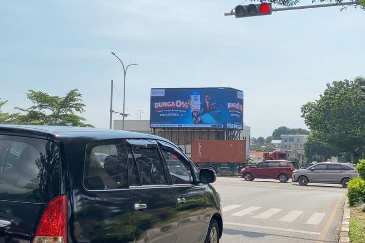 1 Panel Horizontal Videotron Billboard at Jl. Duyung, Batam, Kepulauan Riau (Baloi Center Intersection)
