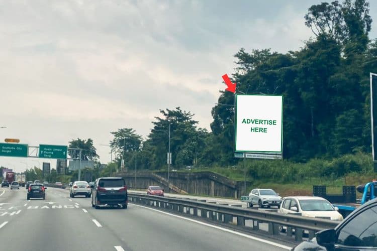 Vertical Minipole Billboard at NSE KM293.4, Bandar Baru Bangi, Selangor