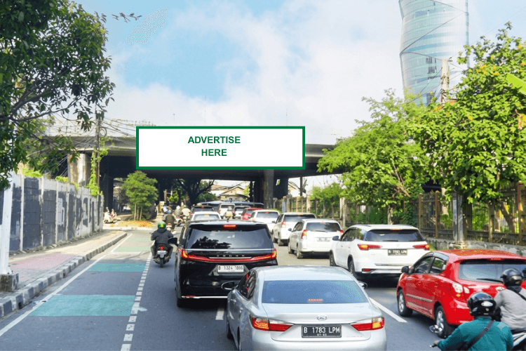 1 Panel FO (Flyover) Billboard at Jl. Tentara Pelajar, Kebayoran Lama, Jakarta Pusat, DKI Jakarta ((Flyover Pejompongan Raya))
