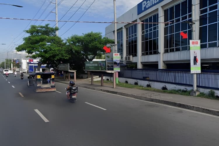 10 Panel Vertical Free Standing Billboard at Ortigas Avenue Extension 1, Taytay, Rizal (Side Posts)