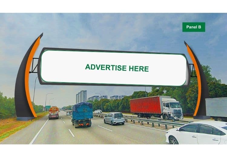 Giant Gantry Billboard at ELITE KM 17.7 (E6), Bandar Saujana Putra, Puchong, Selangor
