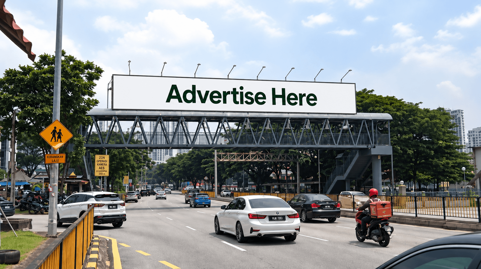 1 Panel Overhead Bridge Billboard at Jalan Kuchai Lama, Kuala Lumpur (beside Kuchai Maju)