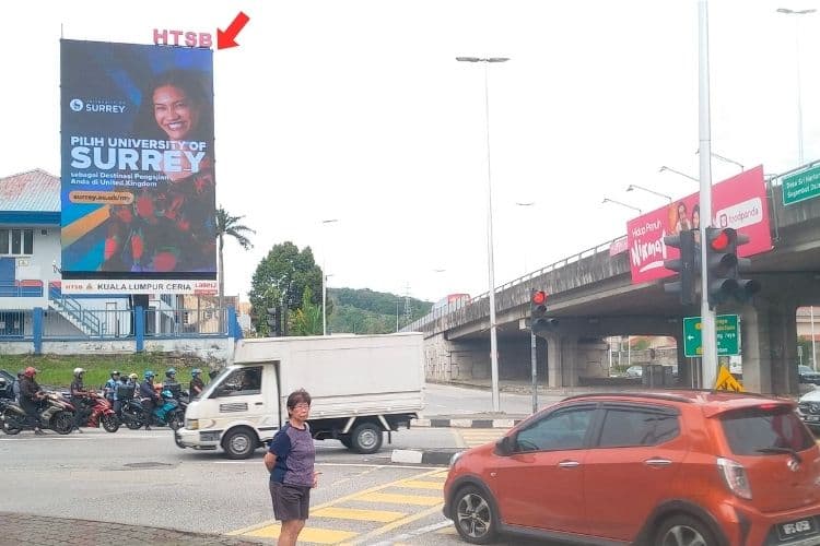 1 Panel Vertical Digital Screen Billboard at Sri Hartamas, Mont Kiara, Kuala Lumpur
