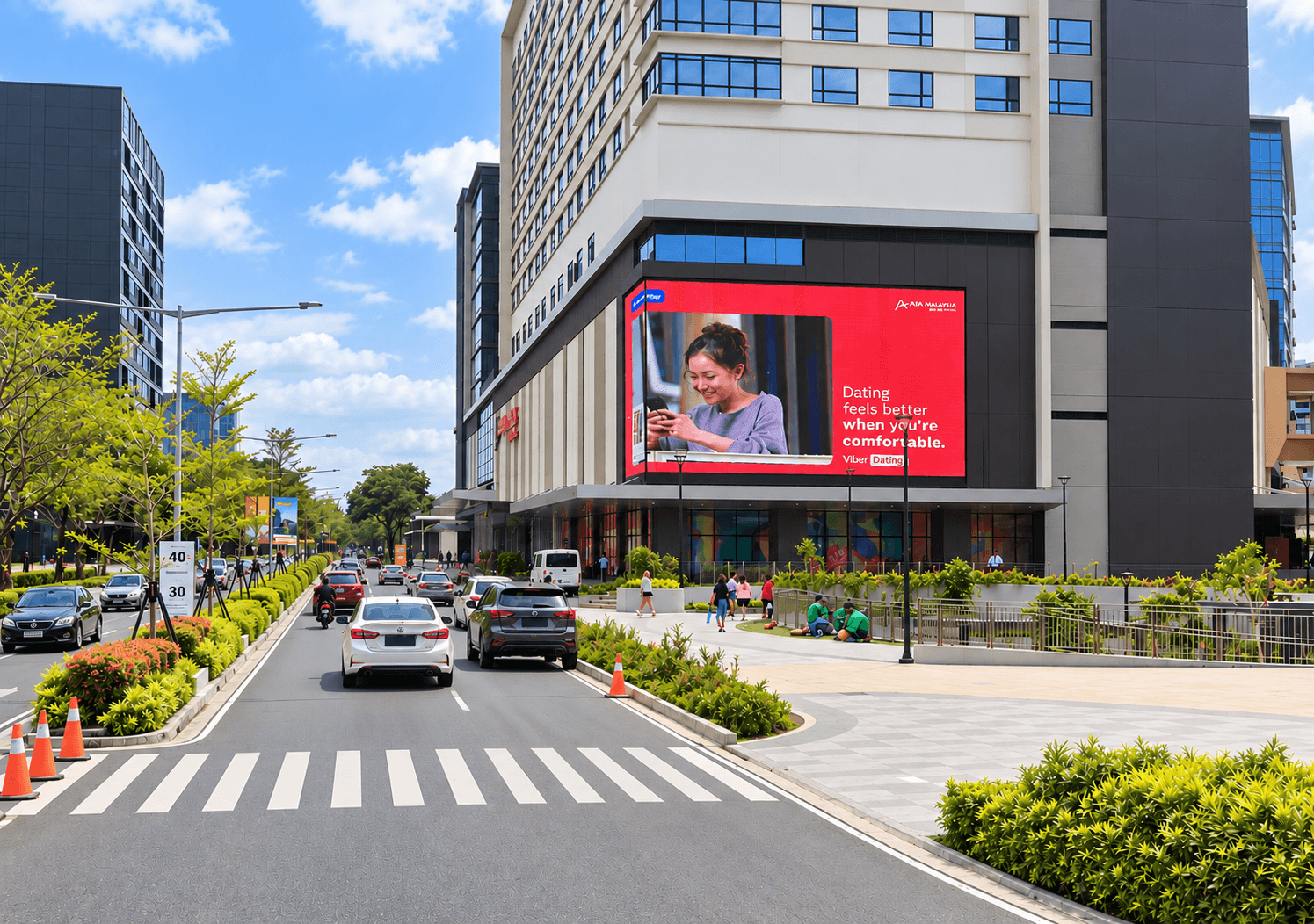 1 Panel Horizontal Digital Screen Billboard at Arca Boulevard, Corner West Union Dr, Taguig, Metro Manila ((on Ayala Malls))