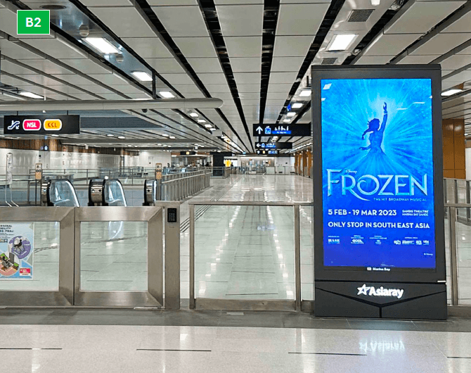 2 Panel Vertical Digital Screen Billboard at 25 Park St., Marina Bay, Central Region (per unit)