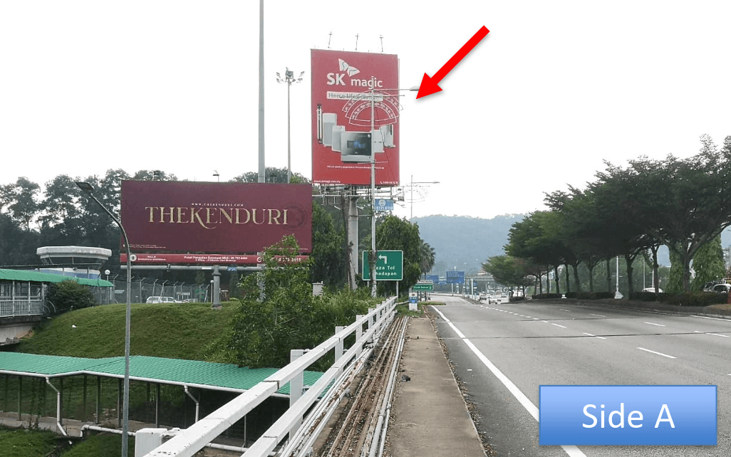 2 Sided Vertical Unipole Billboard at Seremban - Bukit Nenas Highway, Seremban, Negeri Sembilan (connectivity of Seremban 1 & 2)