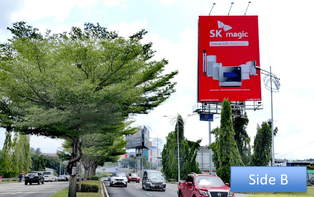 2 Sided Vertical Unipole Billboard at Seremban - Bukit Nenas Highway, Seremban, Negeri Sembilan (connectivity of Seremban 1 & 2)