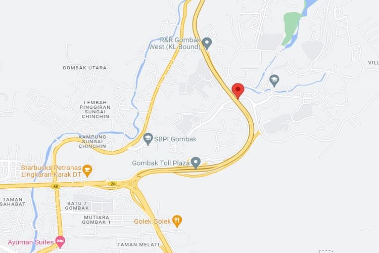 2 Sided Vertical Unipole Billboard at KL - Karak Expressway Gombak KM21.6, Batu Caves, Kuala Lumpur (near Plaza Tol Gombak)