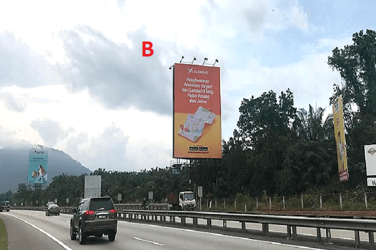 2 Sided Unipole Billboard at Yong Peng KM115.0, North South Expressway, Johor