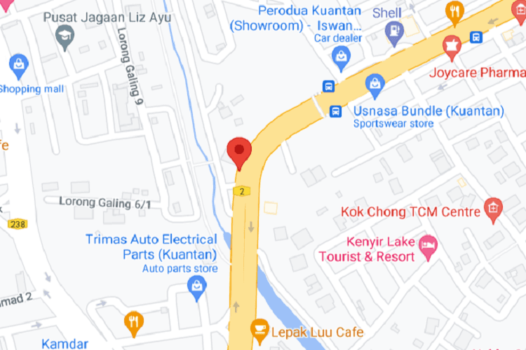1 Sided Free Standing Billboard at Jalan Beserah, Pahang