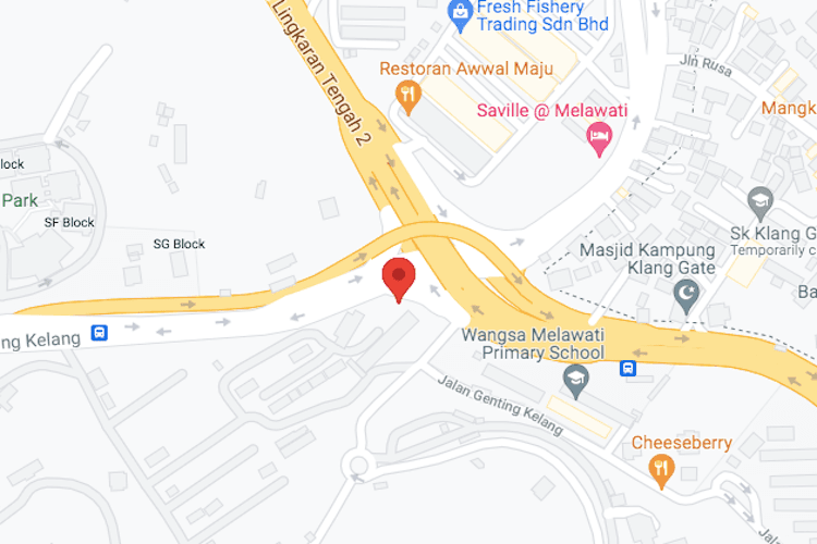 1 Panel Free Standing Billboard at Jalan Genting Klang, Kuala Lumpur