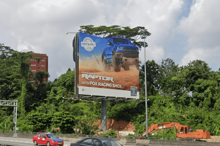 2 Sided Unipole Billboard at Federal Highway, Selangor