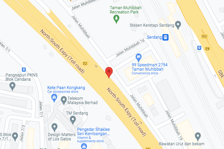 2 Sided Unipole Billboard at NSE KM307.9, Seri Kembangan, Selangor