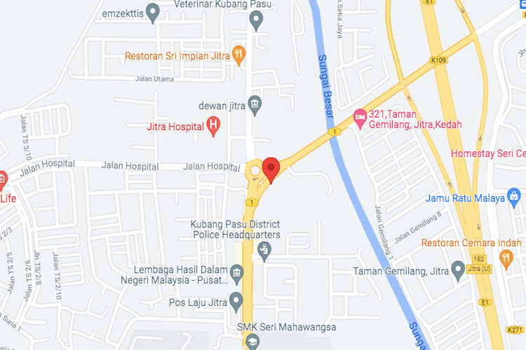 1 Panel Free Standing Billboard at Jalan Kepala Batas, Jitra, Kedah (near Hospital Jitra)
