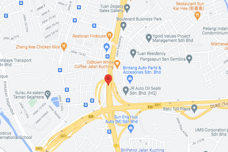 1 Sided Overhead Bridge Billboard at Jalan Kuching, DUKE KM0.5 A, Kuala Lumpur