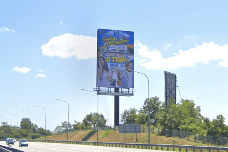 2 Sided Vertical Unipole Billboard at NSE KM268.8, Seremban, Negeri Sembilan