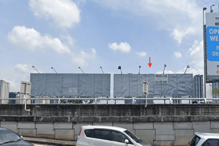 1 Sided Free Standing Billboard at Jalan Templer (B), Petaling Jaya, Selangor