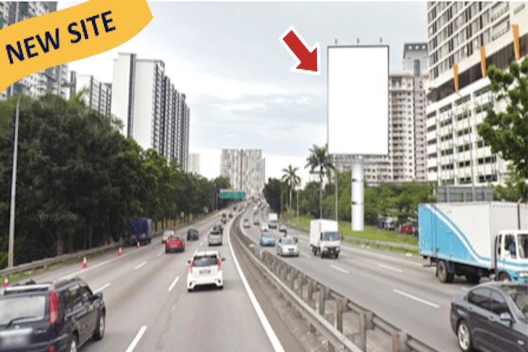 2 Sided Unipole Billboard at Elite Highway KM3.1, Selangor