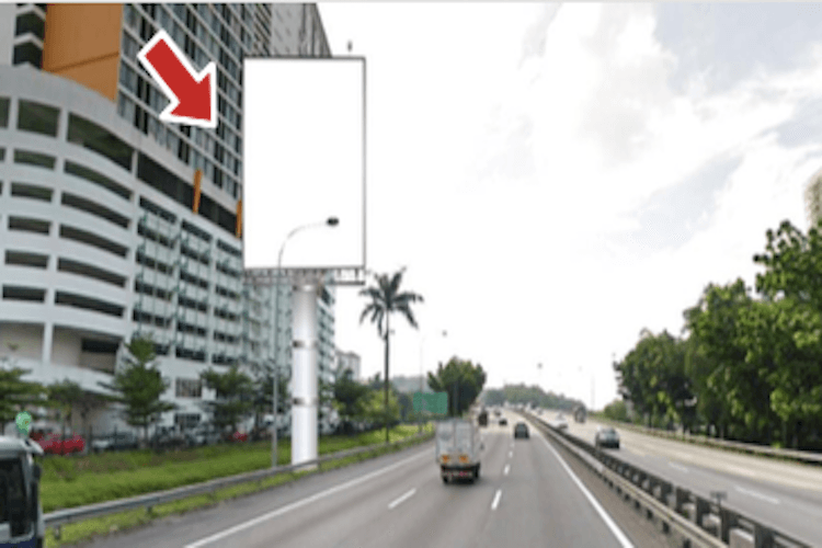 2 Sided Unipole Billboard at Elite Highway KM3.1, Selangor