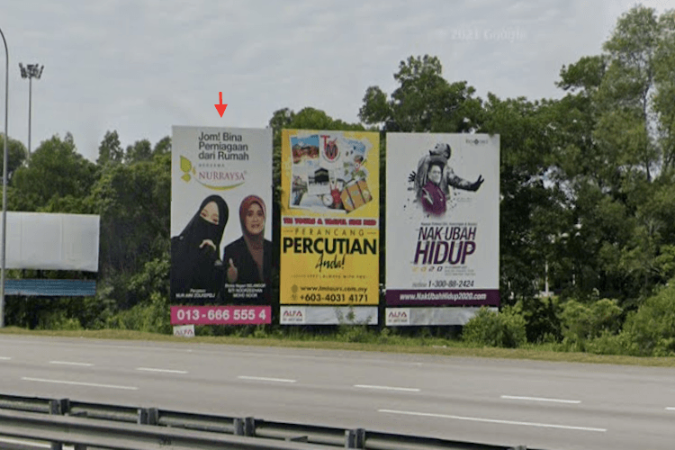 1 Panel Free Standing Billboard at KM305.1, North-South (PLUS) Highway, Serdang, Selangor (from Taman Serdang Raya) (A)