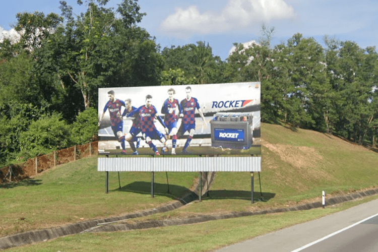 1 Sided Free Standing Billboard at KM10.4 PLUS Highway Johor from Skudai to Kempas/Johor Bahru, Johor