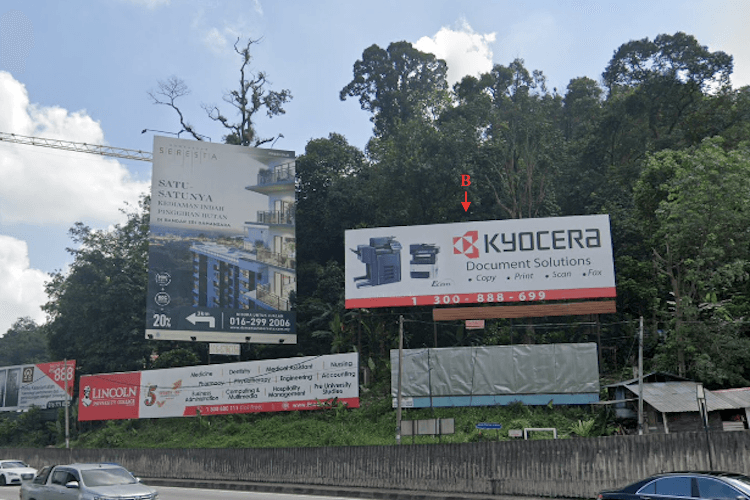 1 Sided Free Standing Billboard at LDP, Petaling Jaya (B), Selangor