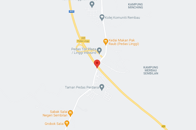 1 Sided Vertical Minipole Billboard at NSE KM239.2 (SB), Pedas, Negeri Sembilan