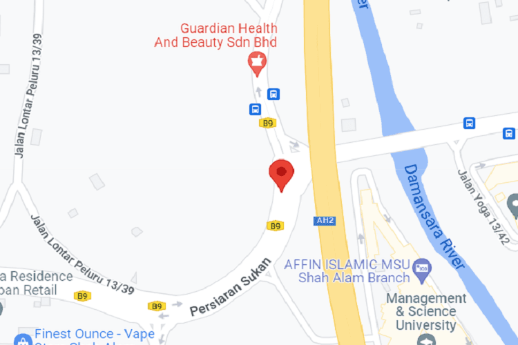 1 Sided Free Standing Billboard at Persiaran Sukan, Shah Alam, Selangor