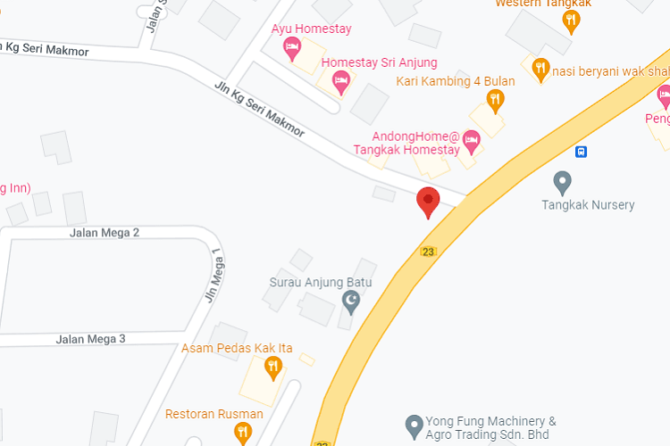 1 Sided Free Standing Billboard at from Bandar Tangkak to Lebuhraya Plus near Petronas Station Tangkak, Johor