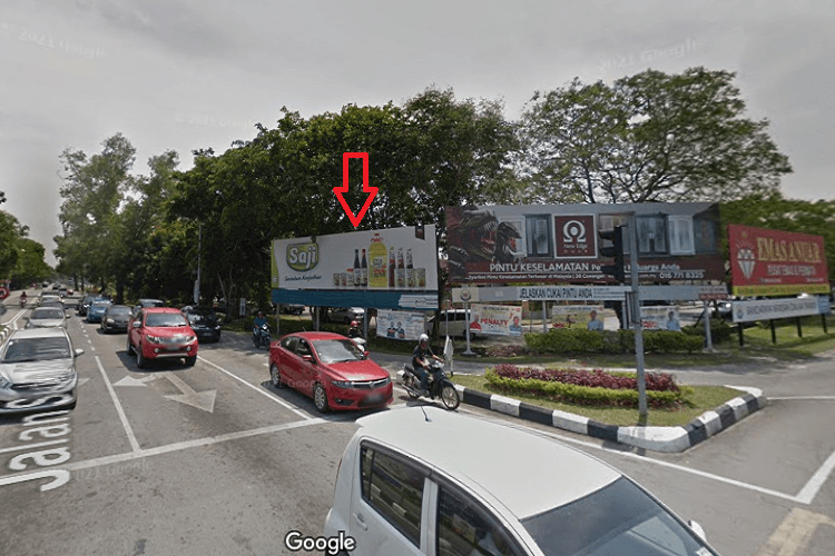 1 Sided Free Standing Billboard at Jalan Sultan Bahiyah Intersection and Jalan Suka Menanti, Kedah