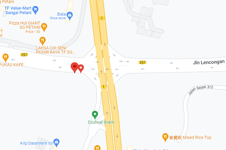 1 Sided Free Standing Billboard at Junction from Bandar Sungai Petani to Plus Highway / Butterworth-Sungai Petani, Kedah