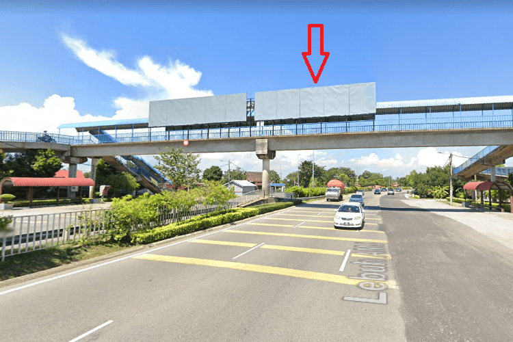 1 Sided Overhead Bridge Billboard at Lebuh AMJ / near Sekolah Kebangsaan Semabok (D), Melaka