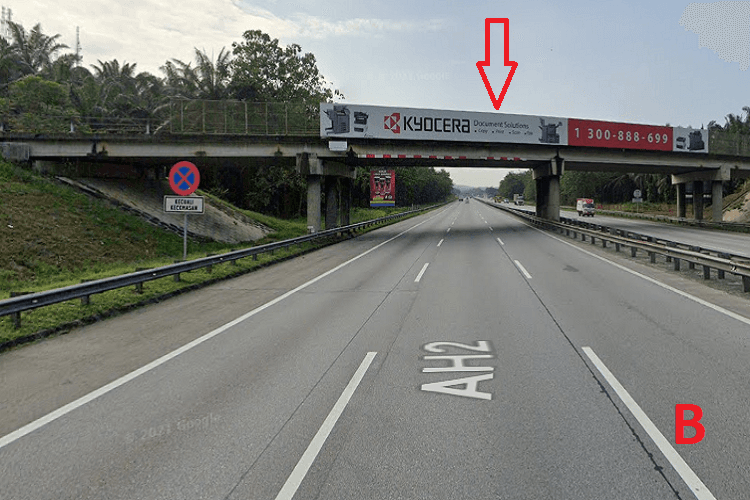 2 Sided Overhead Bridge Billboard at NSE KM398, Kerling, Selangor