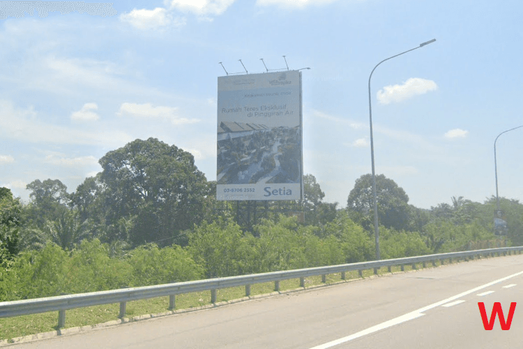 2 Sided Unipole Billboard at KM 34.0 North-South Expressway Central Link (Elite), Sepang, Selangor