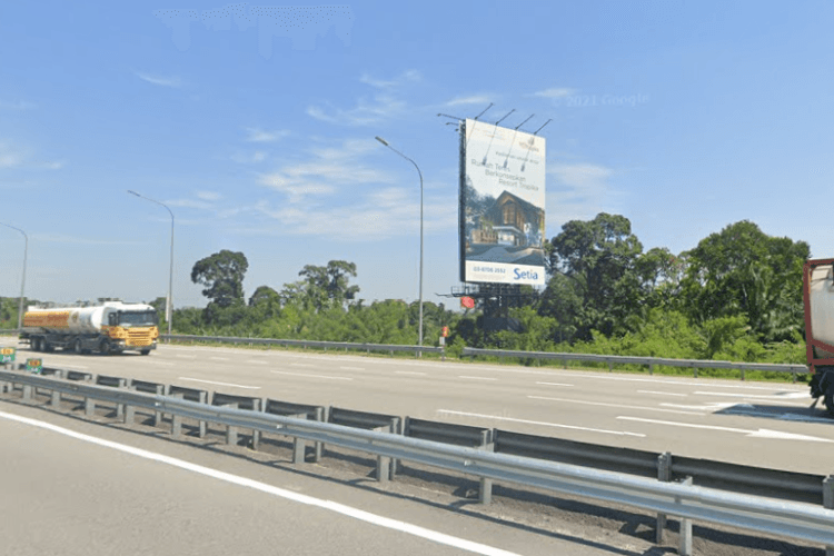 2 Sided Unipole Billboard at KM 34.0 North-South Expressway Central Link (Elite), Sepang, Selangor