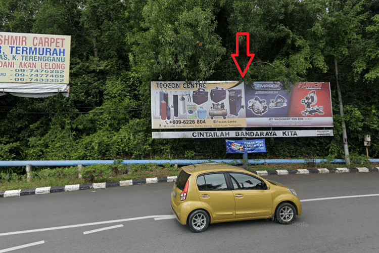 1 Sided Minipole Billboard at Bulatan Sultan Omar (2), Terengganu