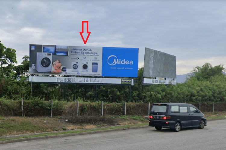 1 Panel Free Standing Billboard at NSE KM280.6, Ipoh, Perak (at Plaza Tol Ipoh Selatan Inbound)