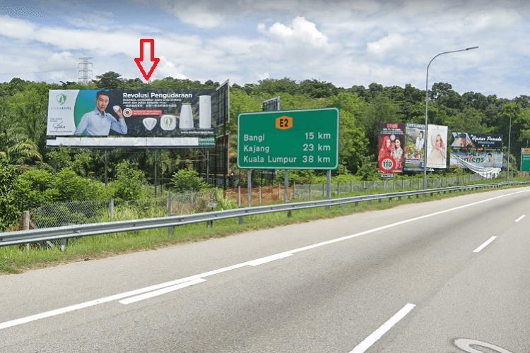 1 Panel Free Standing Billboard at NSE KM 286, Nilai, Negeri Sembilan (NB)