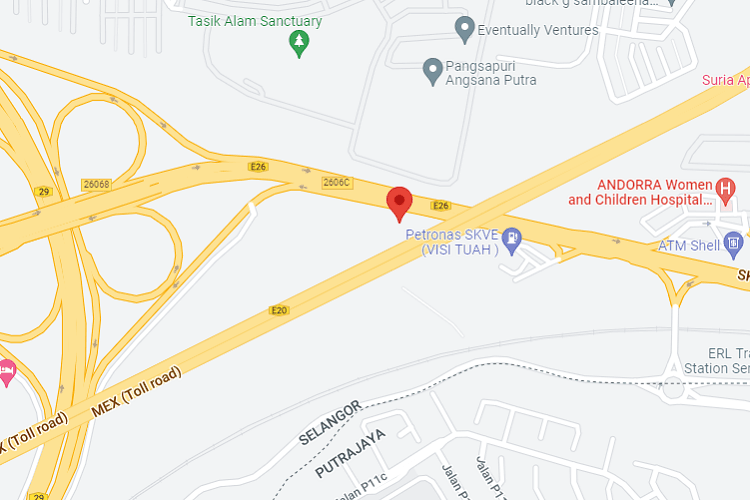 3 Sided Vertical Unipole Billboard at MEX Highway, SKVE, Seri Kembangan, Selangor