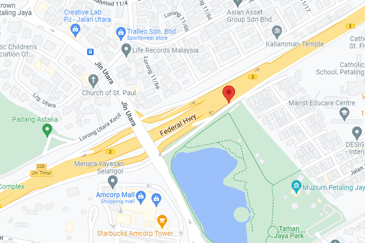 1 Sided Minipole Billboard at Federal Highway, from Kuala Lumpur / Petaling Jaya towards Subang / Shah Alam, Selangor