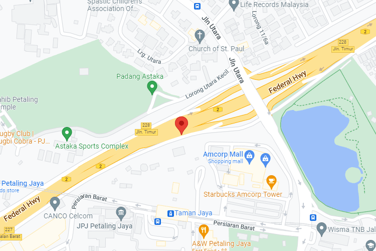 1 Sided Minipole Billboard at Federal Highway from Shah Alam / Subang towars Bangsar South / Midvalley / Kuala Lumpur (off road), Selangor
