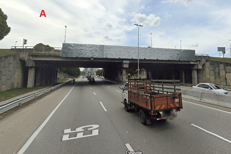 2 Sided Overhead Bridge Billboard at KESAS Highway KM44.83, Puchong, Selangor (near Kinrara Exit)