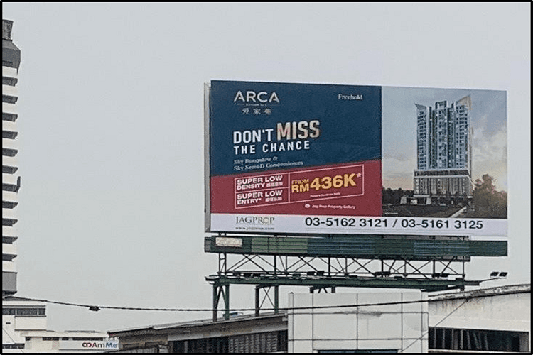 1 Sided Roof Top Billboard at Persiaran Sultan Ibrahim, Klang, Selangor