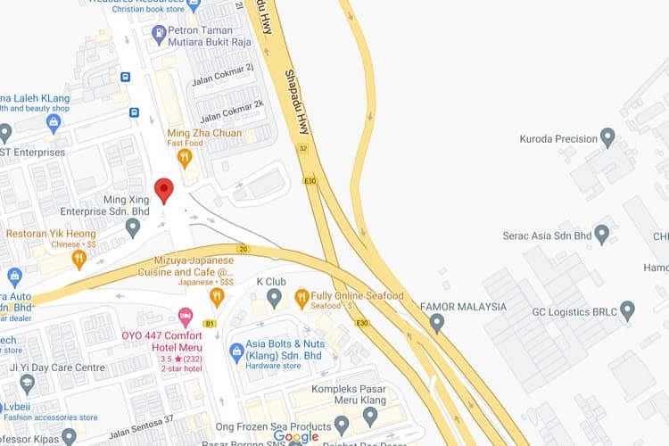 1 Panel Free Standing Billboard at Jalan Meru, Klang, Selangor (towards Columbia Asia Hospital - Klang [B])
