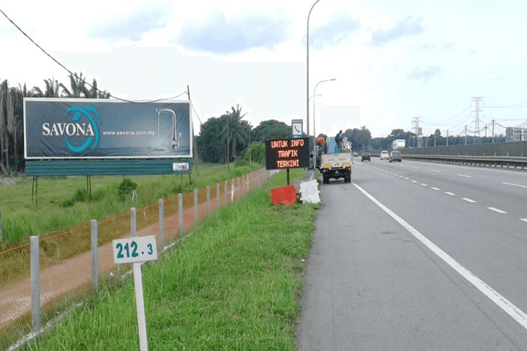 1 Panel Free Standing Billboard at NSE KM212.3, Matang, Taiping, Perak (SB)